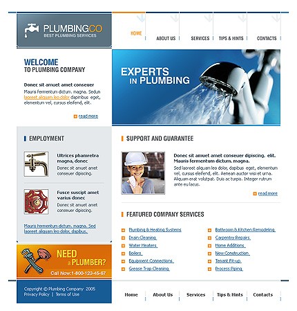Website Template #9876