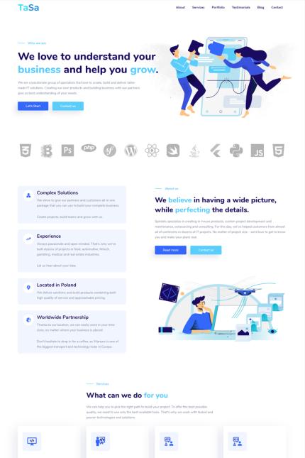 Modèles Landing Page