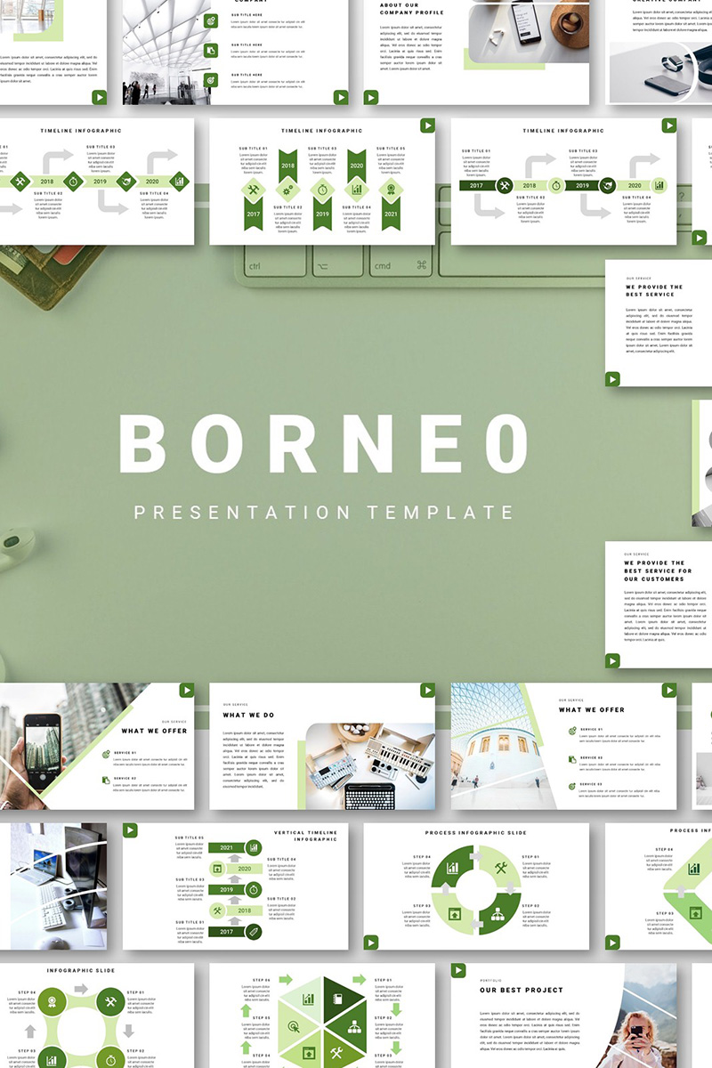 Borneo - Business PowerPoint template