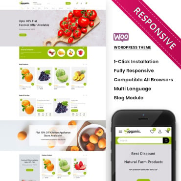 Vegetables Store WooCommerce Themes 100118