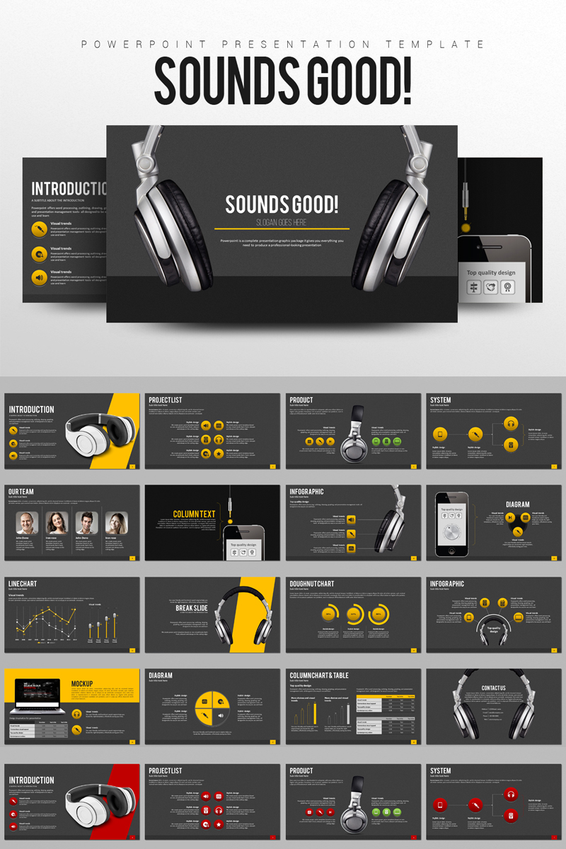 Sounds Good PowerPoint template