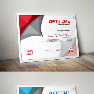 Corporate Decorative Certificate Templates 100134