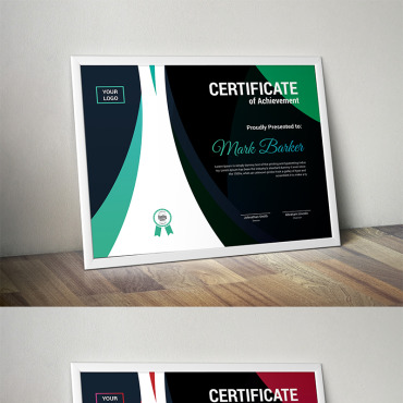Corporate Decorative Certificate Templates 100138
