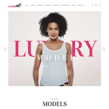 Models Agency WordPress Themes 100146