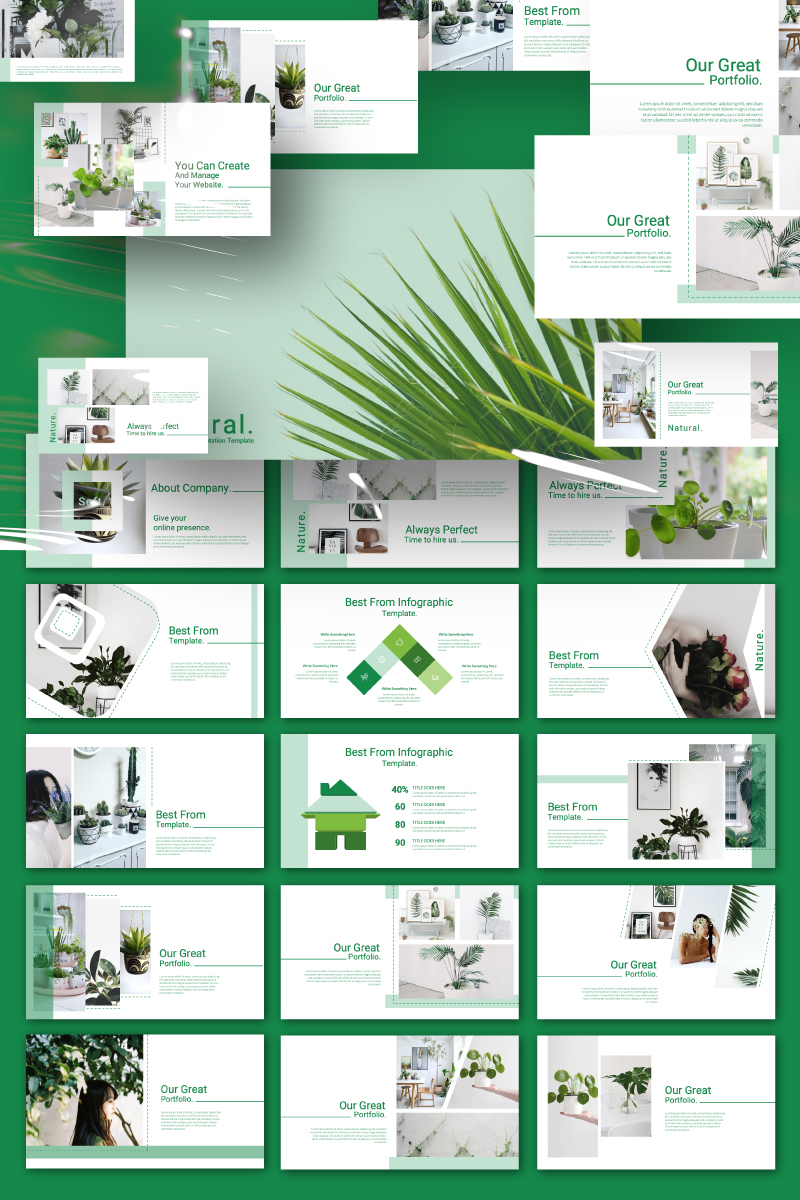 NATURAL Presentation PowerPoint template