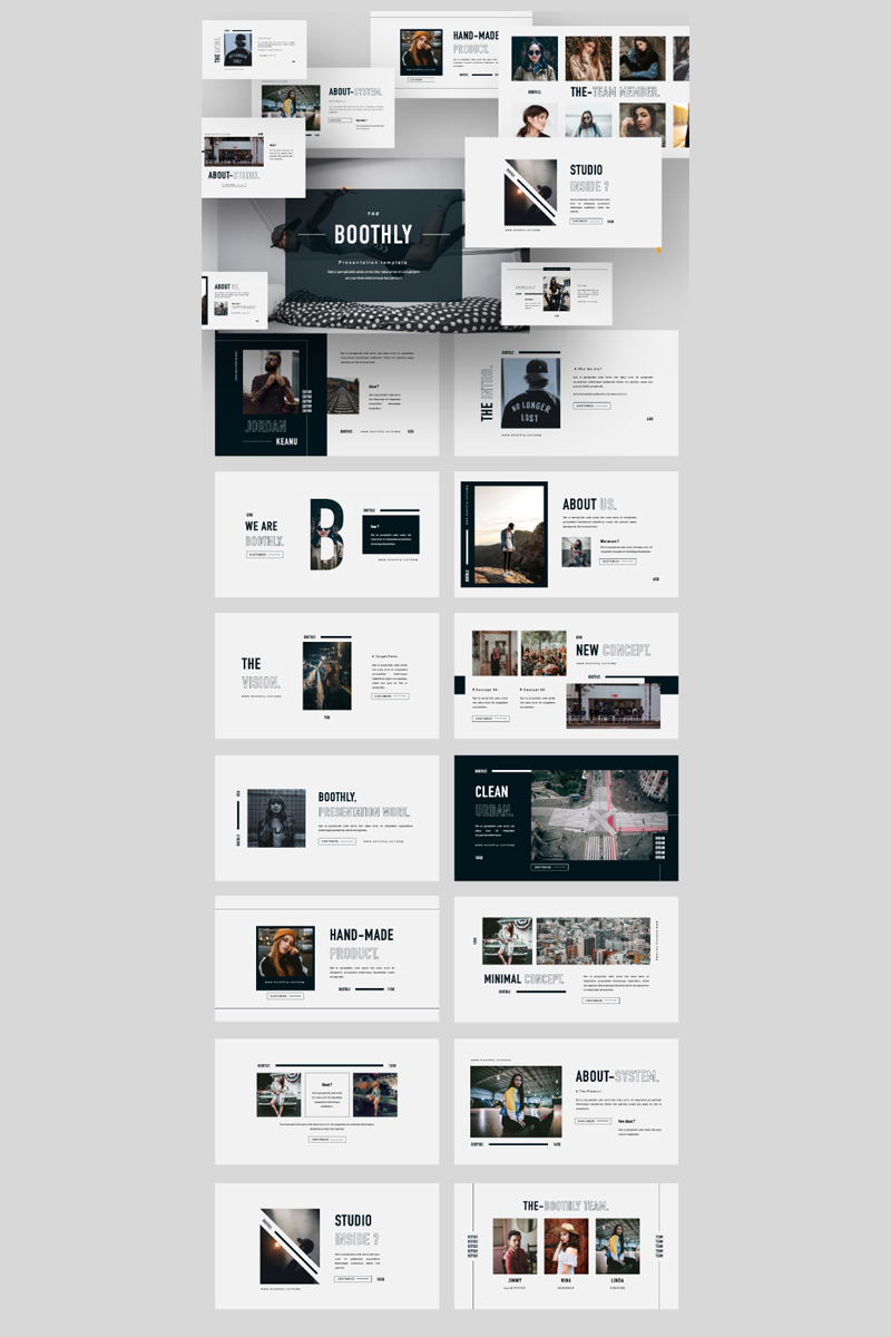 BOOTHLY PowerPoint template