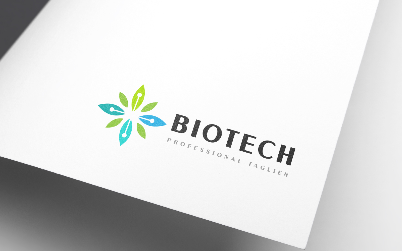 Premium Vector | Biotech logo