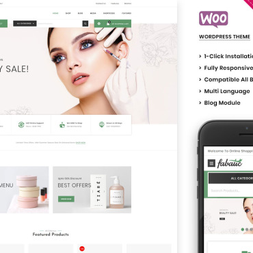 Shop Cosmetics WooCommerce Themes 100357