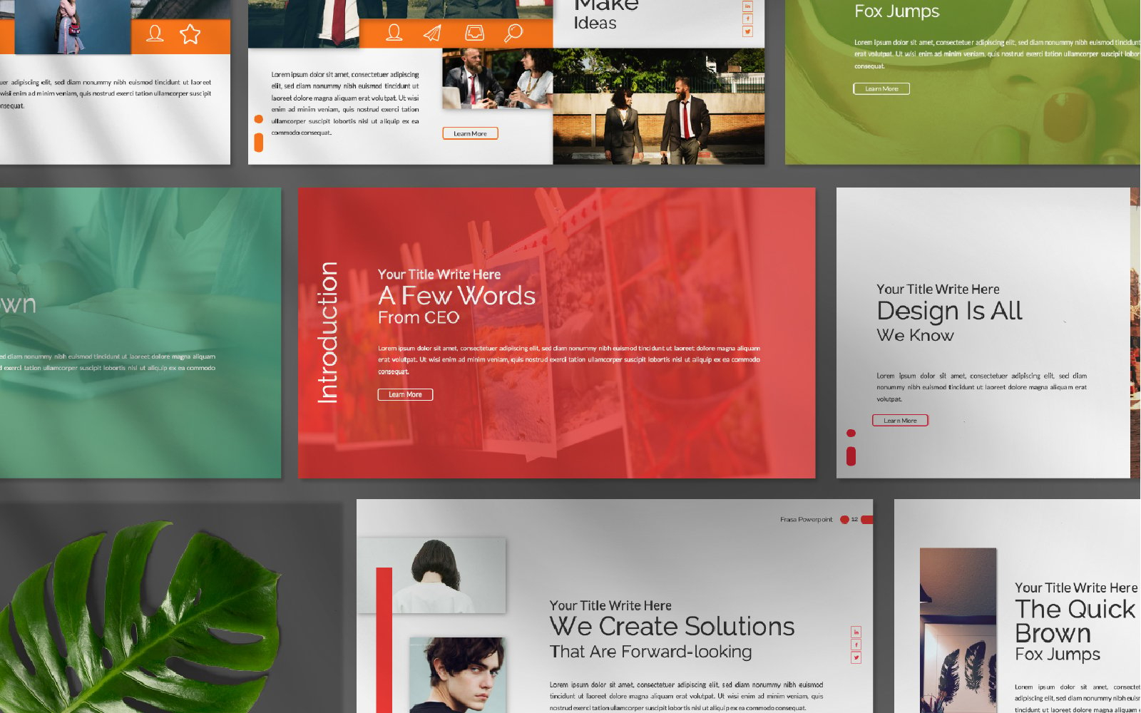 Frasa Presentation PowerPoint template