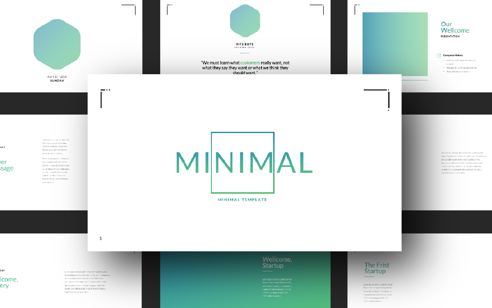 Minimalist Presentation - Keynote template