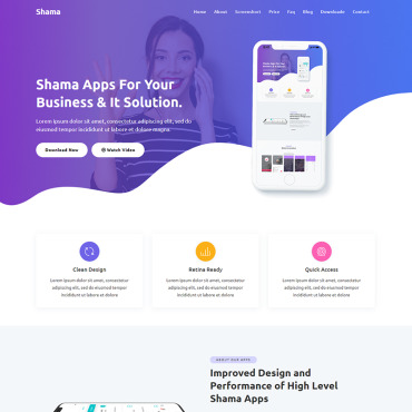 App-launch App-photography Landing Page Templates 100560
