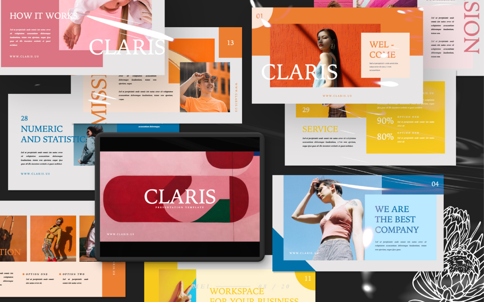 Claris Presentation - Keynote template