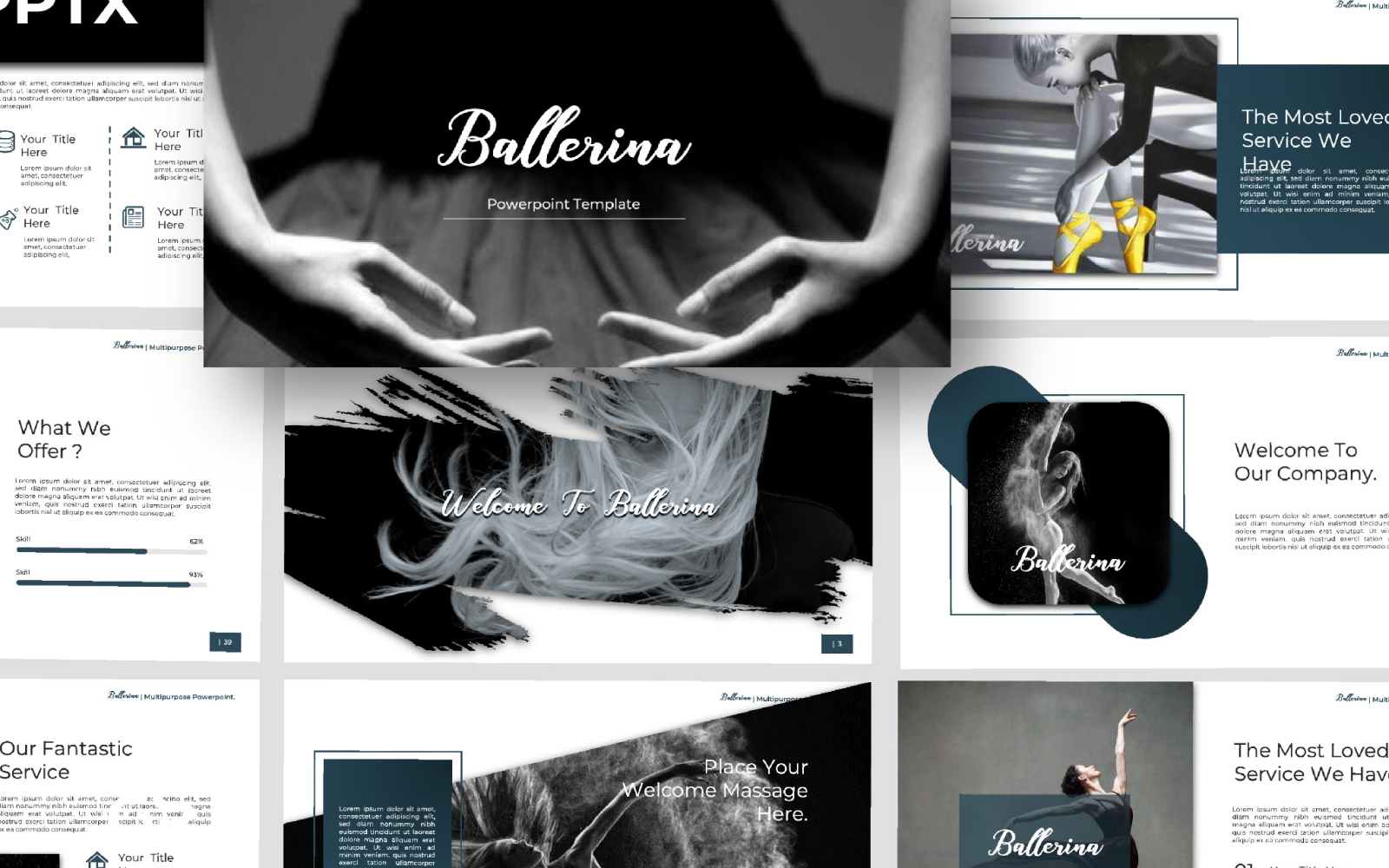 Ballerina Presentation - Keynote template