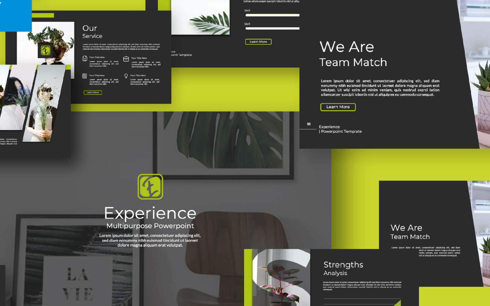 Experience Presentation - Keynote template