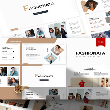 Style Model PowerPoint Templates 100814