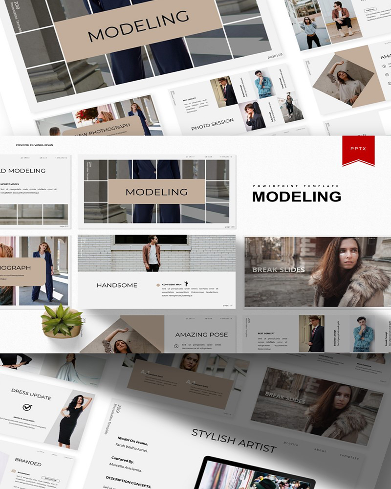Modeling | PowerPoint template
