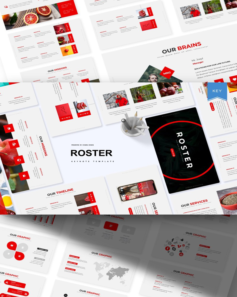 Roster - Keynote template