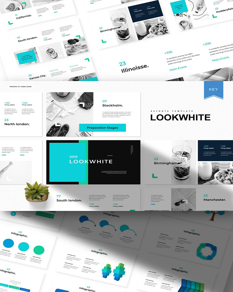 Lookwhite - Keynote template