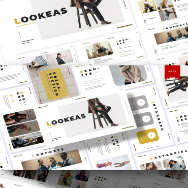 Style Model PowerPoint Templates 100917