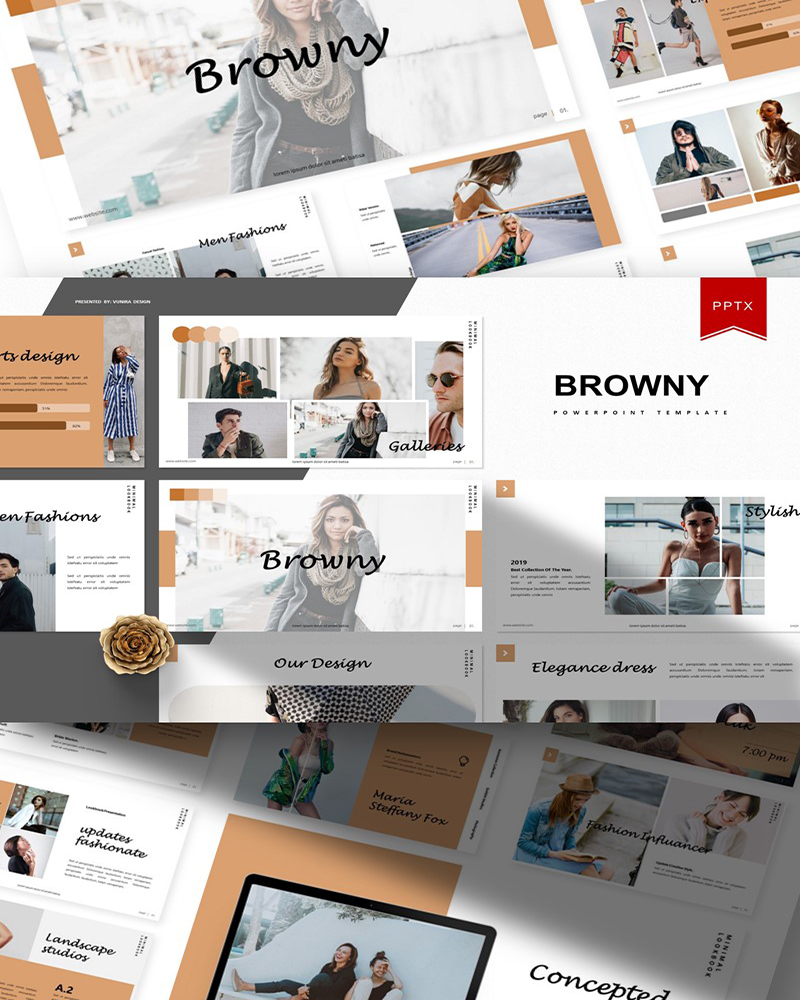 Browny | PowerPoint template