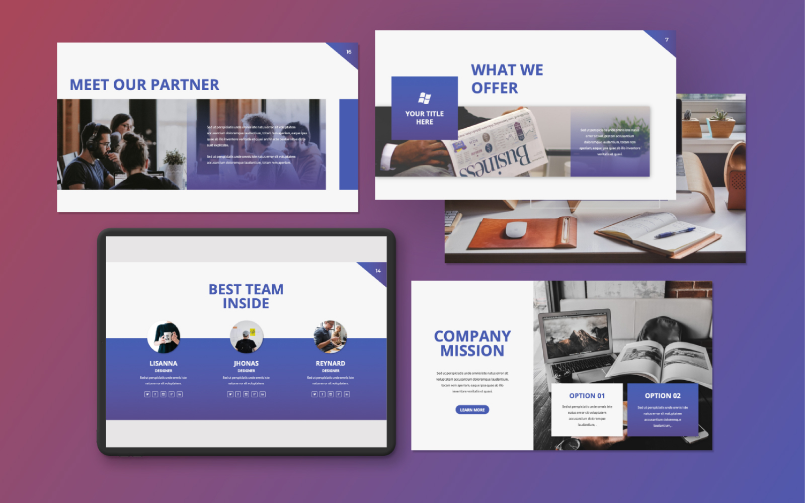 Inside Presentation PowerPoint template