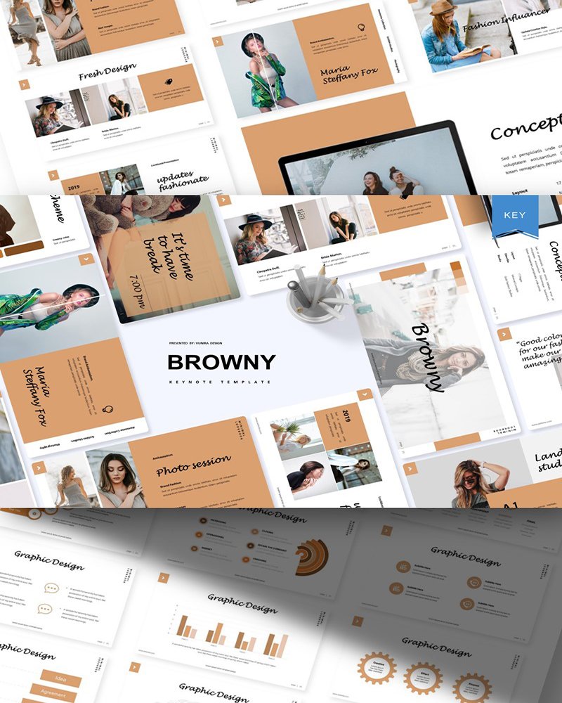 Browny - Keynote template