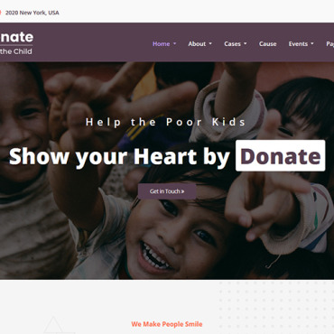 Causes Charity Responsive Website Templates 101008