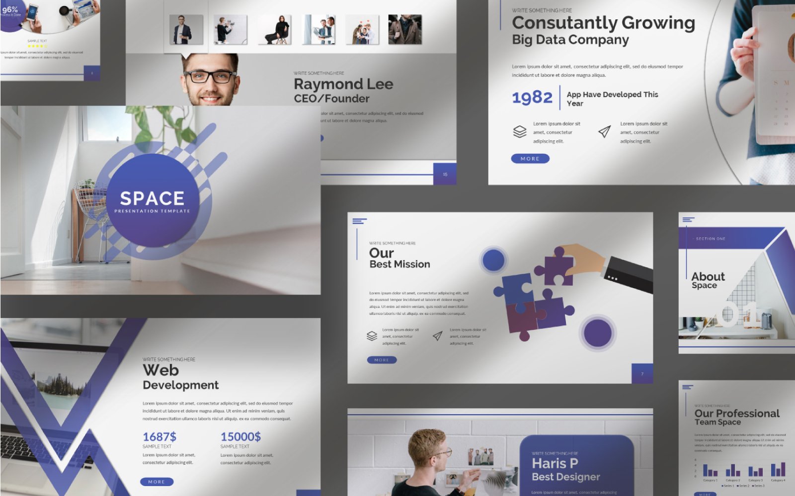 Space Presentation - Keynote template