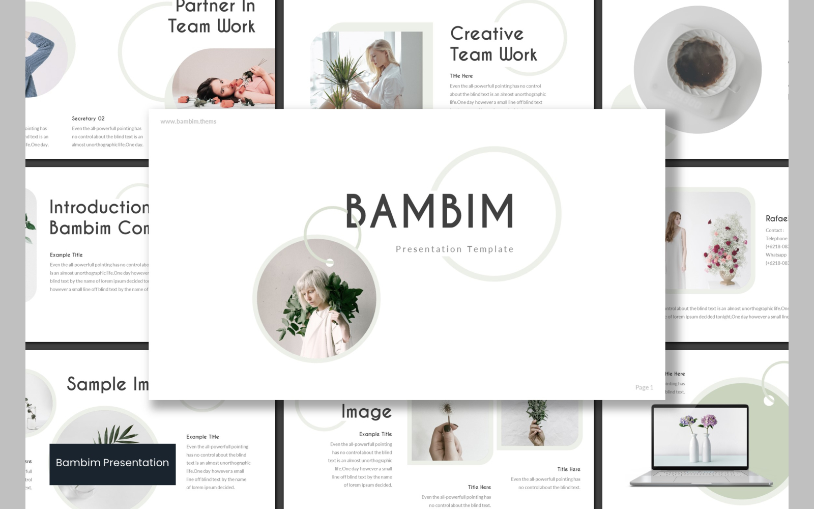 Bambim Google Slides