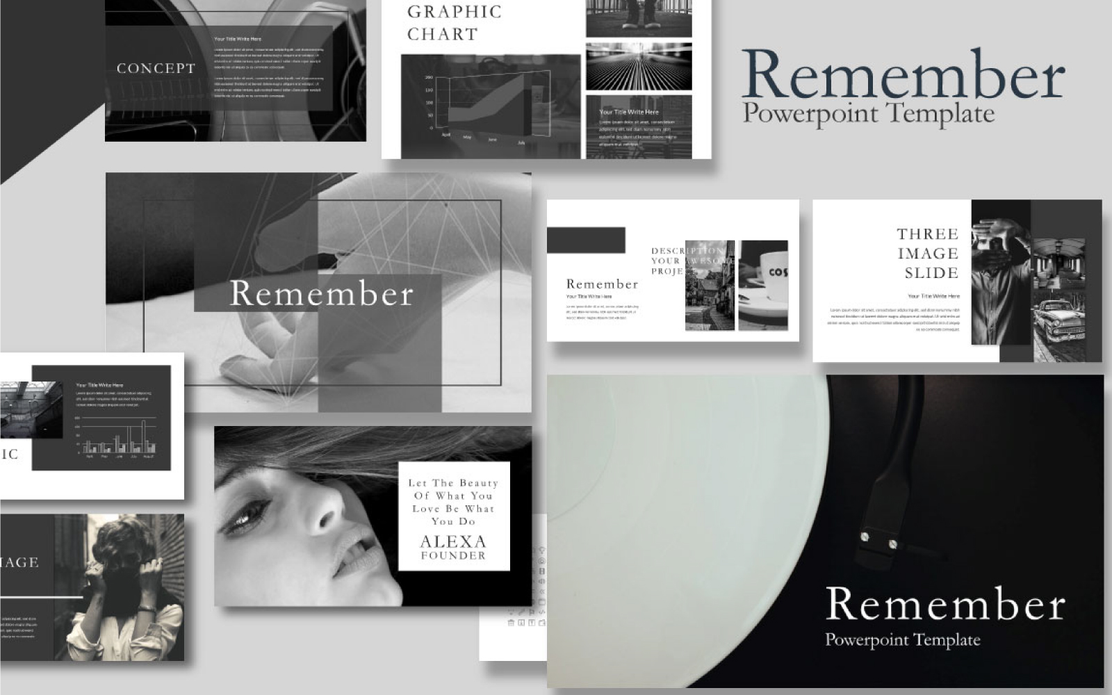 Remember Presentation - Keynote template