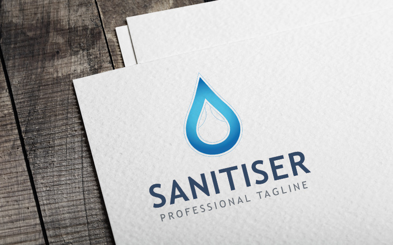 Sanitiser Logo Template