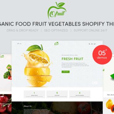 Food Organic Shopify Themes 101187