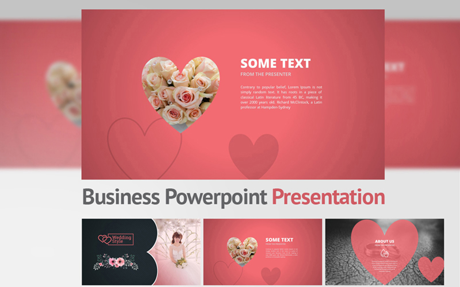 Wedding Style PowerPoint template