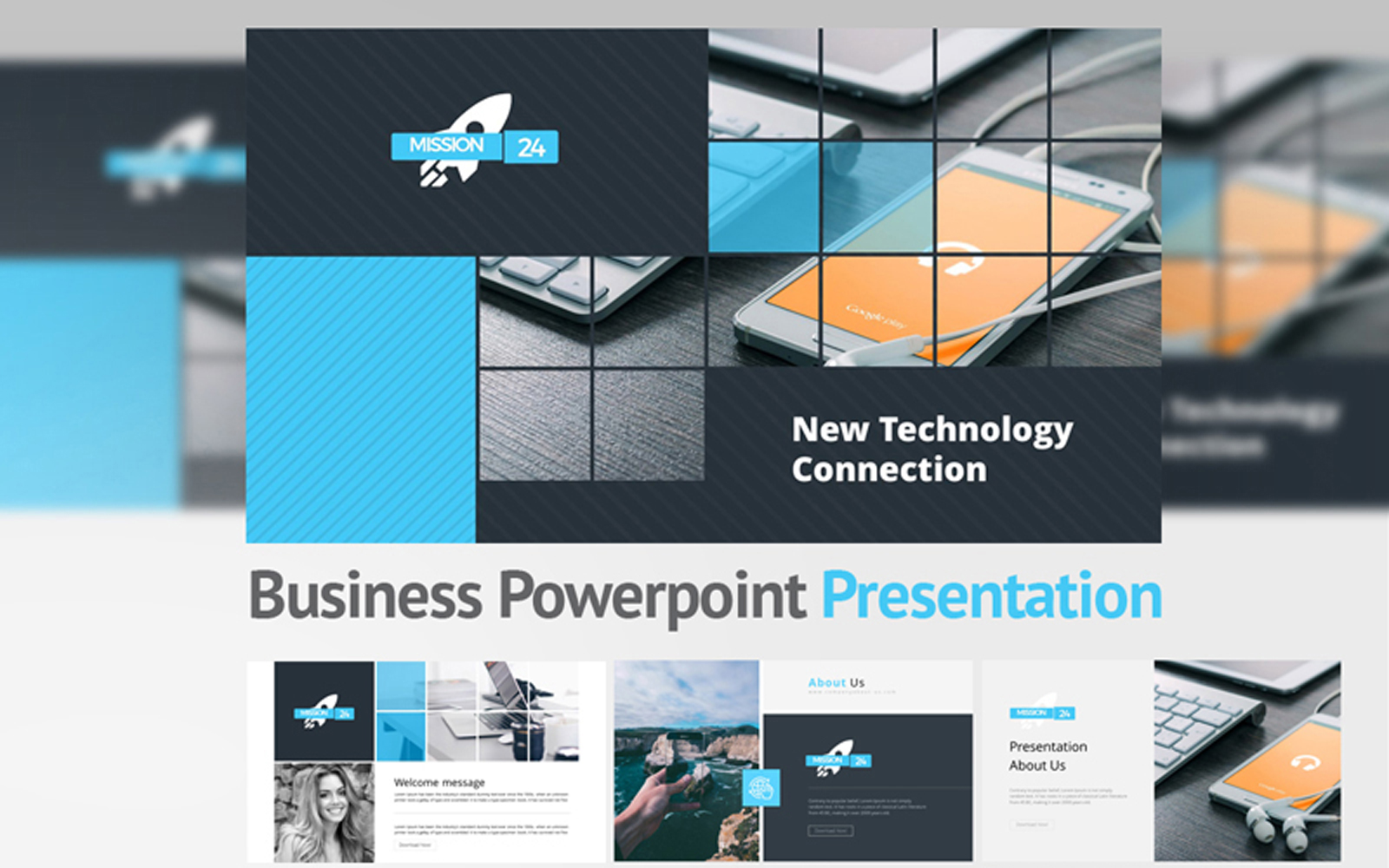 Mission 24 PowerPoint template