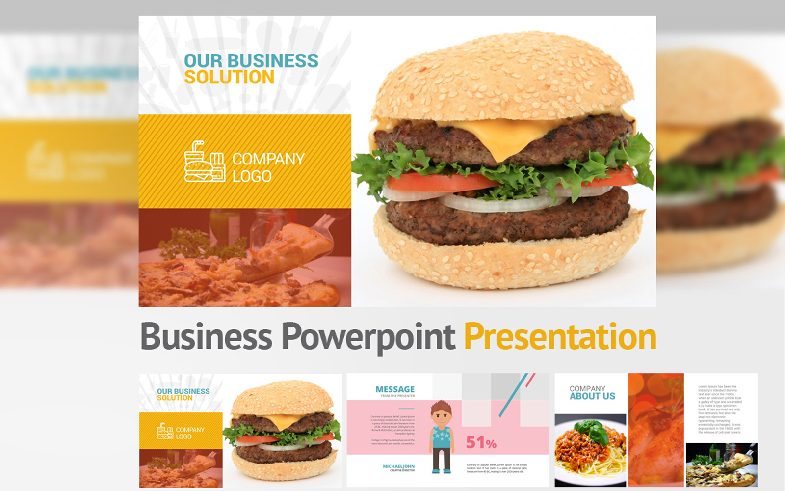 Food PowerPoint template
