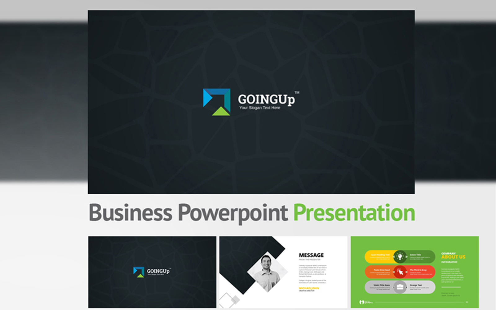 Goingup PowerPoint template