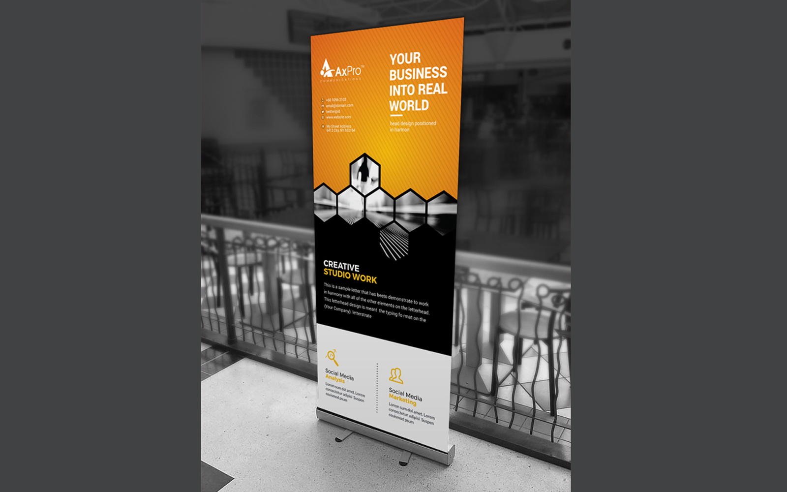 Business Rollup Banner - Corporate Identity Template