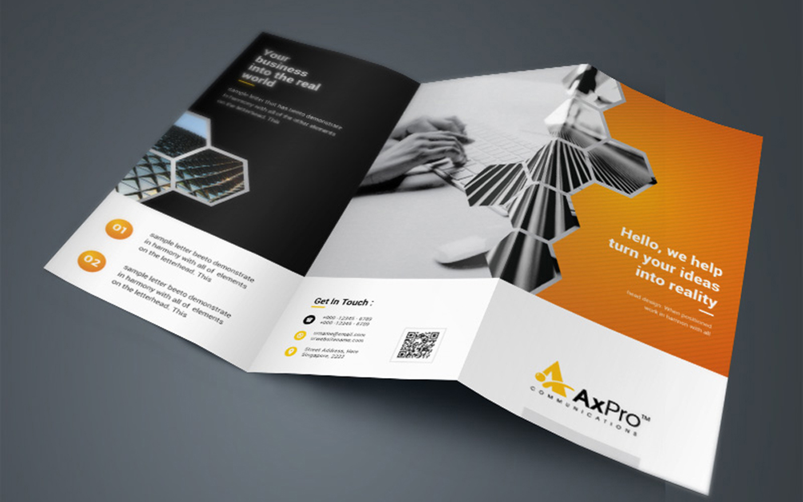 Business TriFold Brochure - Corporate Identity Template