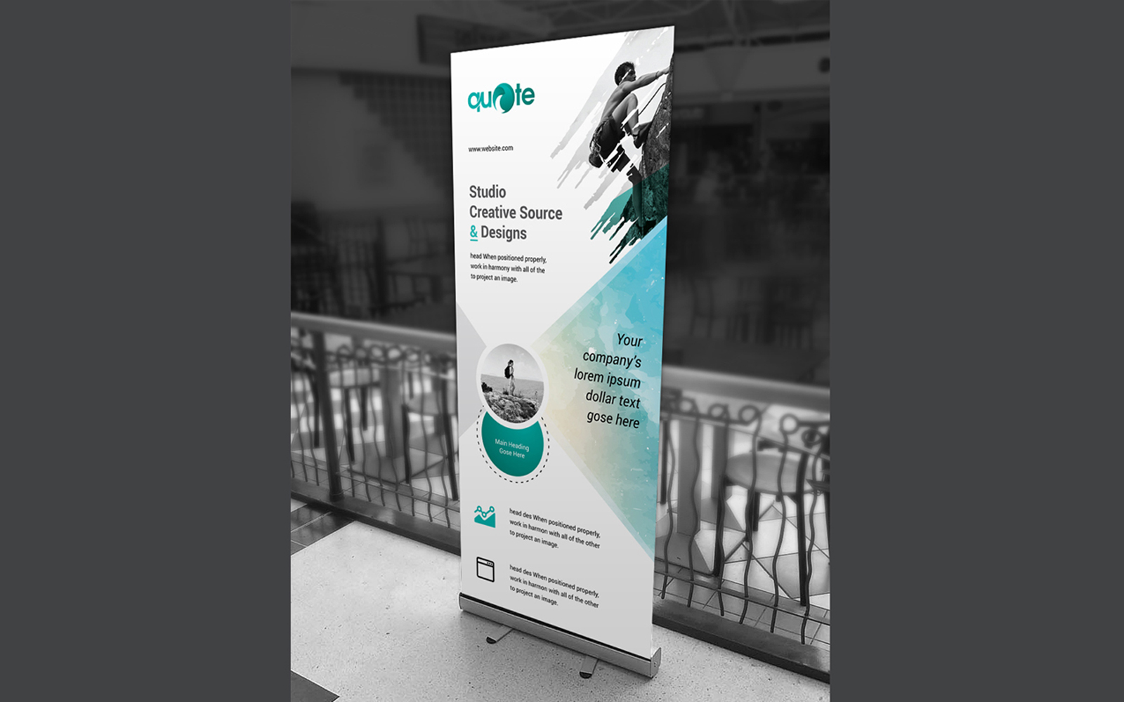 Business Rollup Banner - Corporate Identity Template