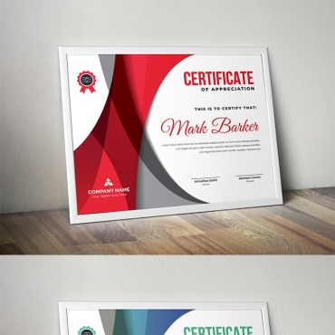 Corporate Decorative Certificate Templates 101276