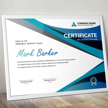 Corporate Decorative Certificate Templates 101305