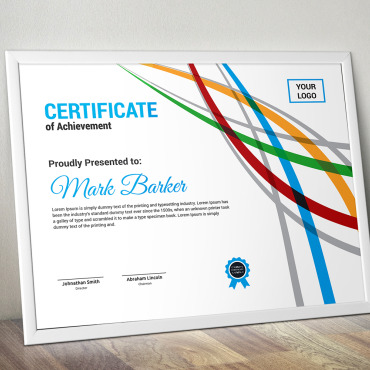 Corporate Decorative Certificate Templates 101323