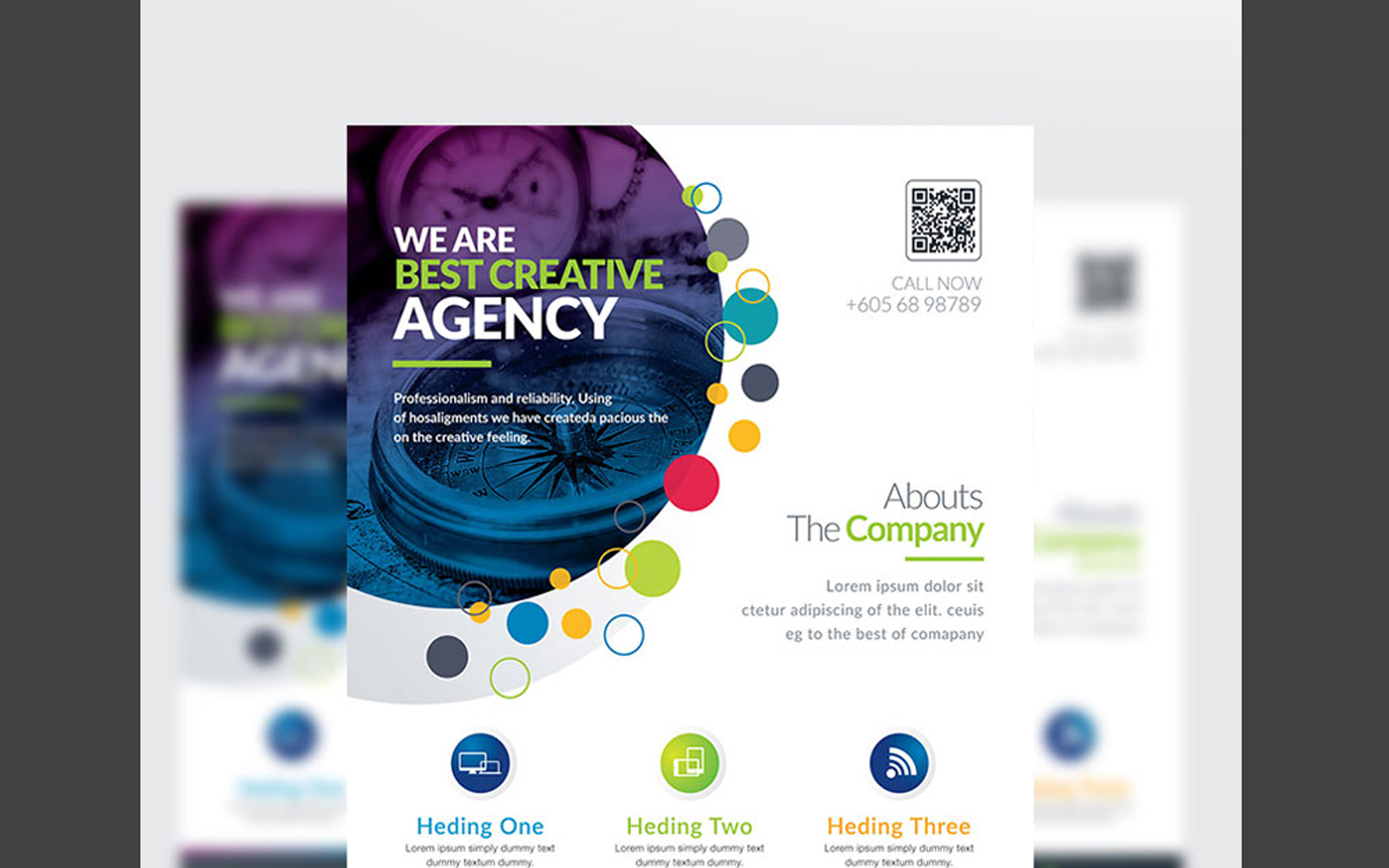 Axpro Brand Clean Flyer - Corporate Identity Template