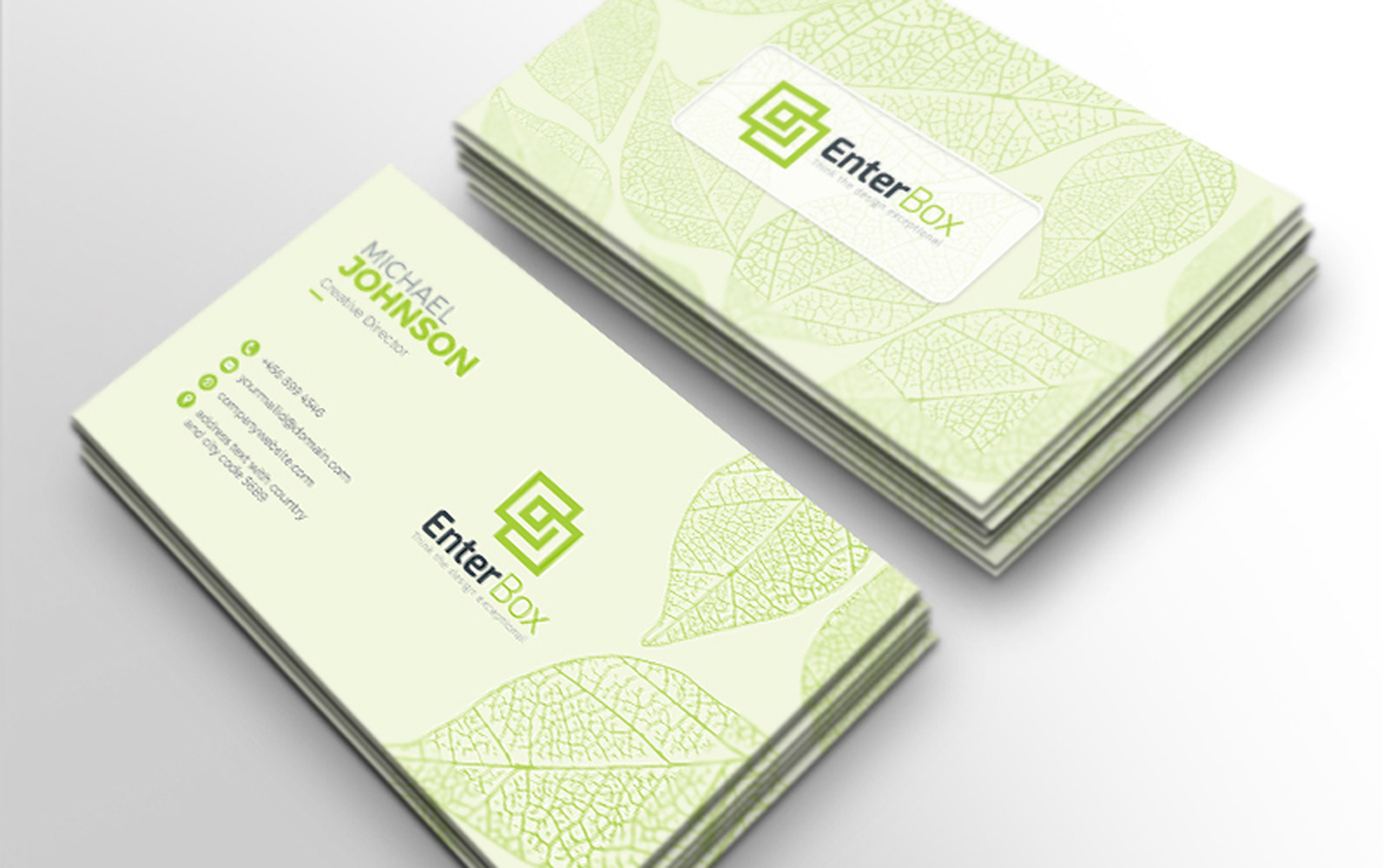 Clean Business Cards Design - Corporate Identity Template