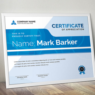 Corporate Decorative Certificate Templates 101365