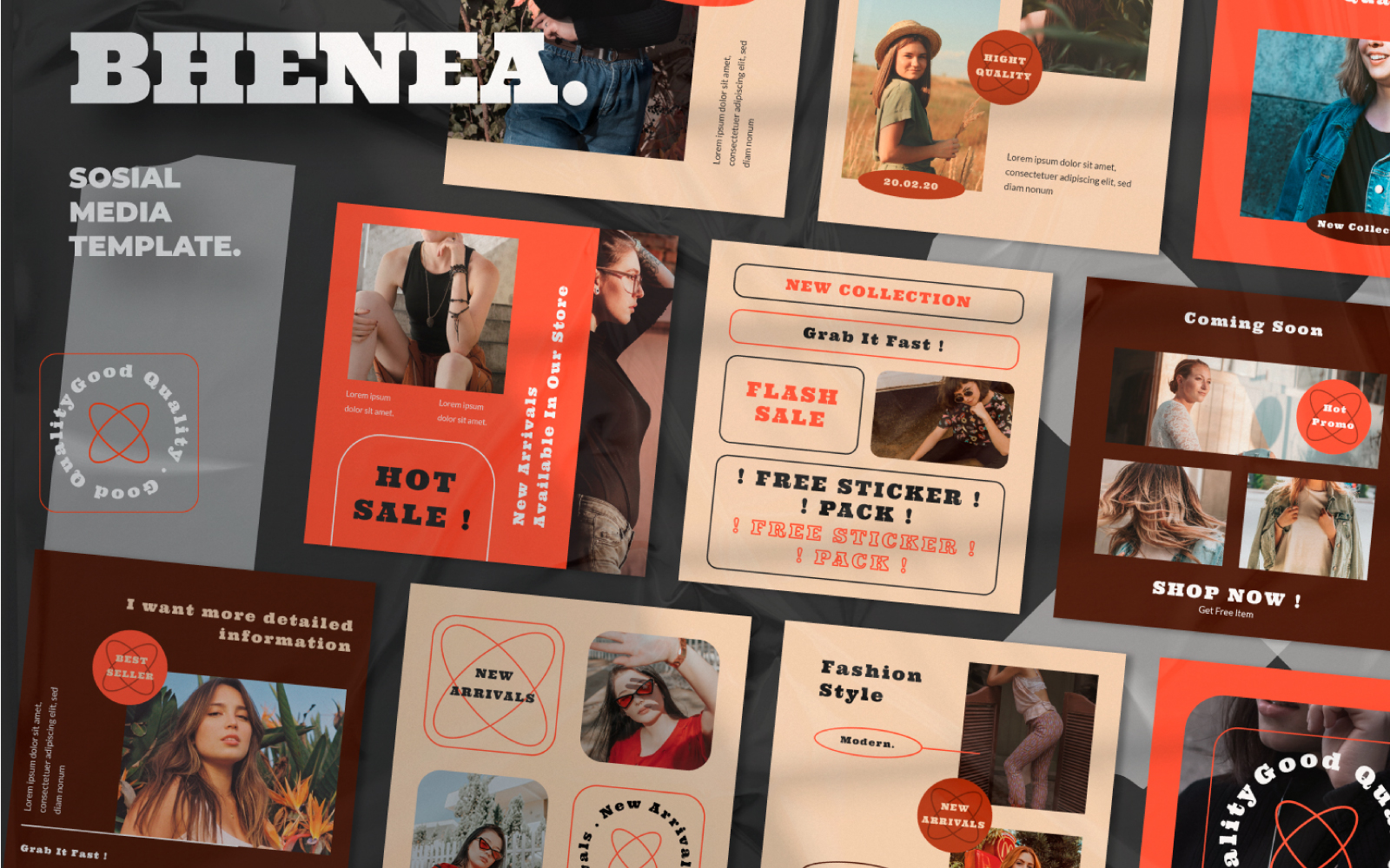 Bhenea Social Media Template