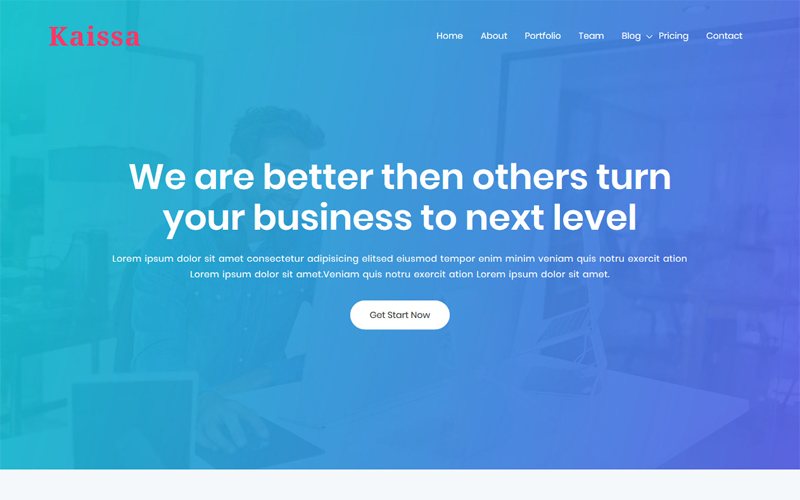 Kaissa - One Page Digital Agency WordPress Theme