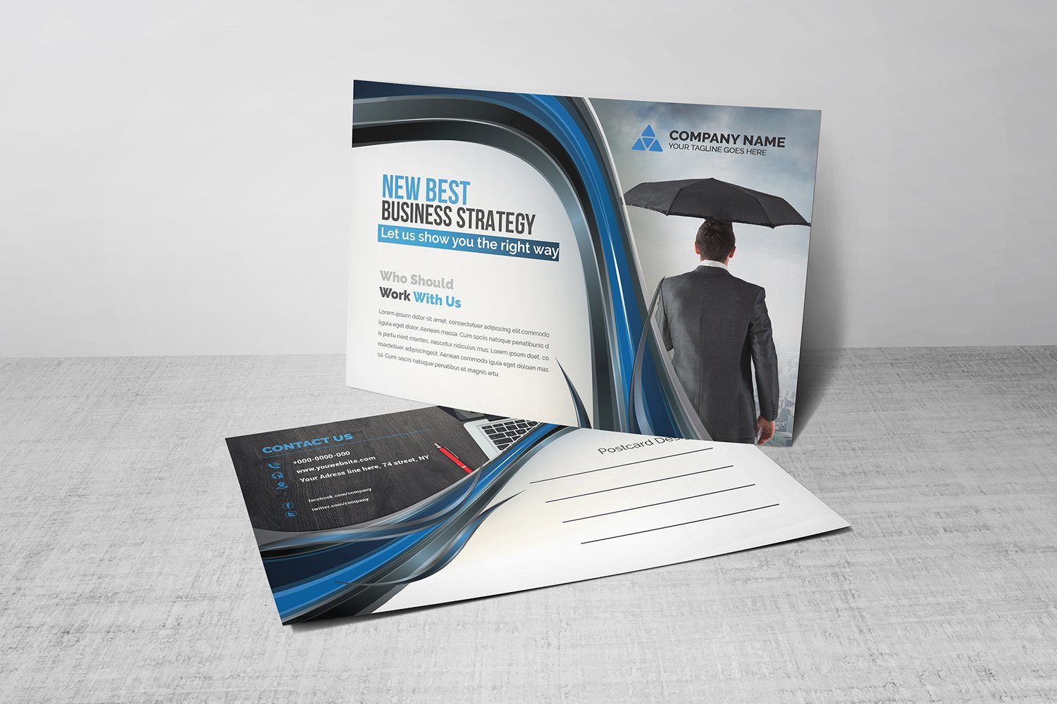 Postcard - Corporate Identity Template