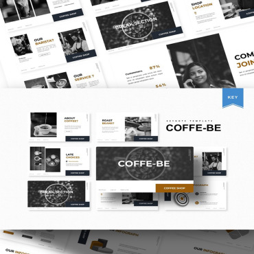 Cafe Coffee Keynote Templates 101632