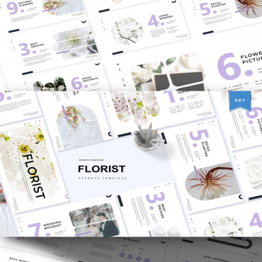 Floral Summer Keynote Templates 101633